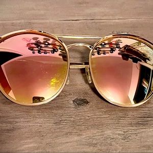Quay Gold Sunglasses
